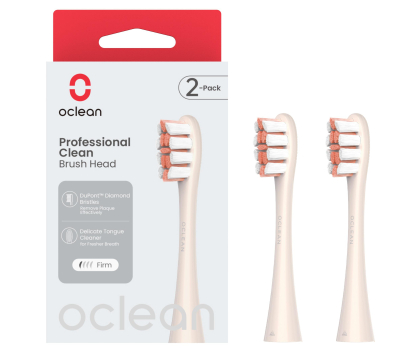 Końcówka do szczoteczek Oclean Końcówki Professional Clean P1C8 złoty 2 szt.